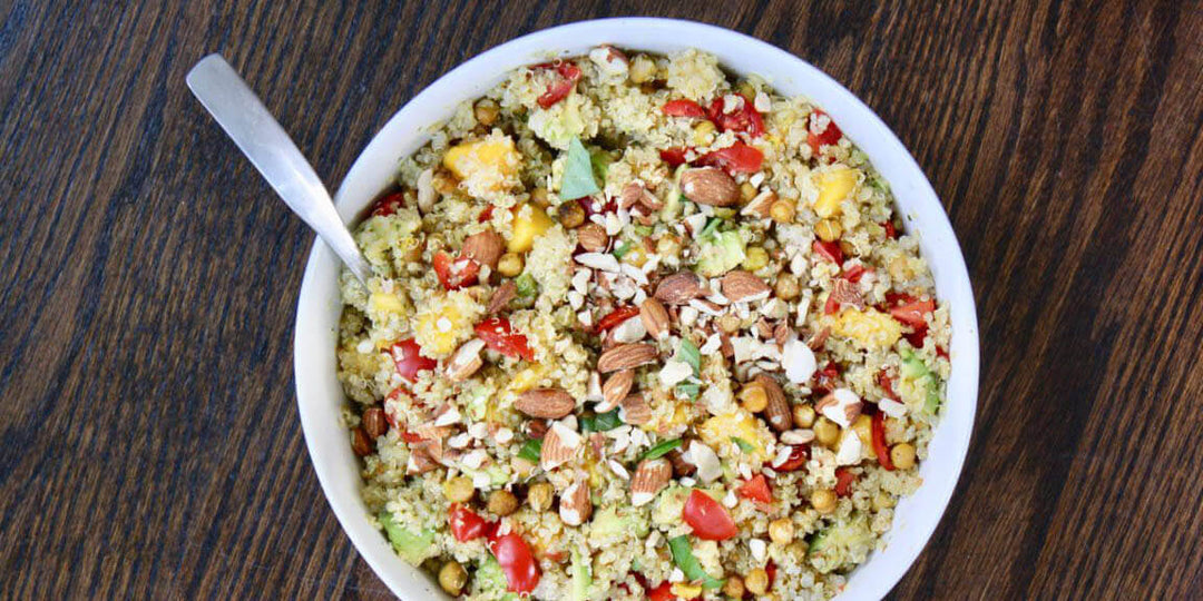 Ride Fuel - Summer Quinoa Salad with a Lime Basil Dressing